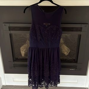 Women’s Small Blue Mesh Dress